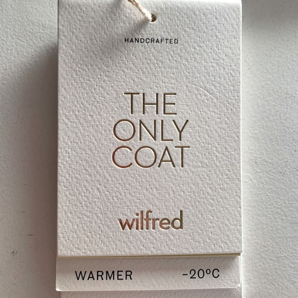 Aritzia Wilfred The New Only Tailored Coat in Grey/Black Wool Boucle Size Large - Picture 12 of 13